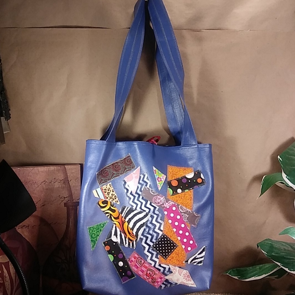 Patch Work Handbag - image 3